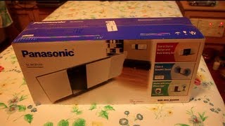 Unboxed  Panasonic SCHC37 Compact Stereo System with quick sound demo [upl. by Ettenom]