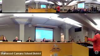 StanwoodCamano School District board meeting Jan 16 2024 [upl. by Manvil]