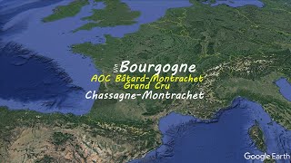 BâtardMontrachet Grand Cru at Chassagne Montrachet commune  French wine map  Wine study [upl. by Anej]