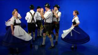 Hirschjaeger Bravarian group perform German Folk Dance [upl. by Fulvia]