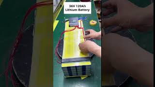 36V 120Ah Lithium battery assembly [upl. by Novyat937]