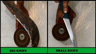 How to Get an Extremely Sharp Knife Using Angle Grinder [upl. by Ayyn]