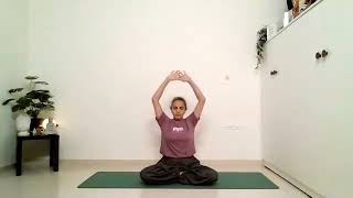 Conscious Yoga 60Minute Sequence  Dynamic Warmups Mindful Posture Practice Viloma Pranayama [upl. by See]