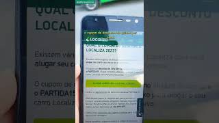 COMO TER DESCONTO EM TODO ALUGUEL DE CARRO NA LOCALIZA VEÍCULOS  Cupom de Desconto Localiza [upl. by Clevie]