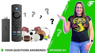 FIRESTICK 4K MAX UPDATE amp BEST SPORTS APP  YOUR QUESTIONS ANSWERED  EPISODE 3 [upl. by Assylem566]