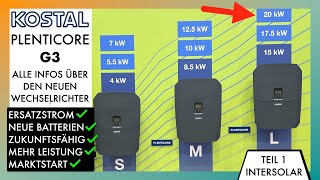 Kostal Plenticore G3  Alle News zum HybridWechselrichter  Live aus der Intersolar 2023 [upl. by Aubrette]