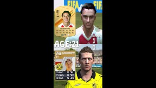 IBRAHIMOVIC vs LEWANDOWSKI at every age in FIFA fc24 fifa eafc24 ibrahimovic lewandowski [upl. by Ressan]