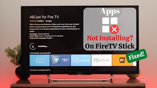 How to Fix Amazon Fire TV Stick Not Installing Apps Not Downloading [upl. by Atyekram]