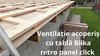 Ventilatie acoperis cu tabla bilka retro panel click [upl. by Dosh]