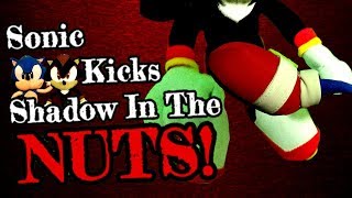 Sonic the Hedgehog Short  Sonic Kicks Shadow In The Nuts [upl. by Stesha174]