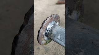 Rusted iron vs galvanized iron welder stickwelding [upl. by Dunning]