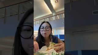 subway mukbang shorts sanguyen asmr [upl. by Thornie997]