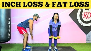 6 Weight Loss amp Fat Loss Dumbbells Exercise  Full Body Strength Training at Home  RD Fitness [upl. by Airdna952]