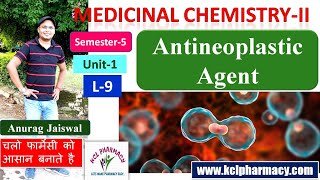 Anti neoplastic Agent Cause of Cancer  L9 chapter 2  Medicinal Chemistry 5th sem [upl. by Ynahpit]