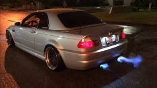 Megan Racing HeadersMuffler and intake E46 M3 [upl. by Alehcim]