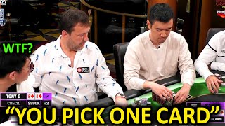 Billionaire Stanley Tang Attempts 150000 River Bluff vs TONY G [upl. by Marice]