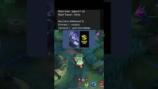 Bos muda kah guiss PART2 mobilelegends mobilelegendsid mlbb mlbbcreatorcamp [upl. by Sila383]