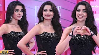 Krithi Shetty Looks Elegant In Black Off Shoulder Outfit at Elle India Beauty Awards 2024 [upl. by Neelyt]