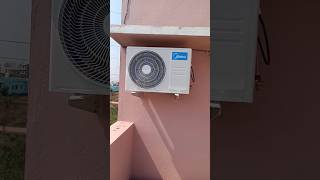 midea AC installation👍 viral shots ytshort aircondition [upl. by Airelav]