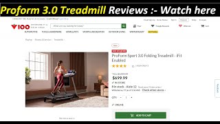 proform 30 treadmill  proform 30 treadmill Reviews  Watch here  proform city l6 [upl. by Ademordna]