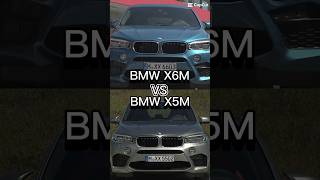 BMW X6M vs BMW X5M [upl. by Nnaynaffit710]