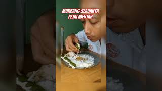 MUKBANG SEADANYA SAMA PETAI MENTAH short shorts shortvideo shortsvideo mukbang [upl. by Asserat]