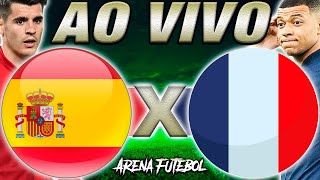 ESPANHA x FRANÇA AO VIVO Semifinal Eurocopa  Narração [upl. by Asserrac]