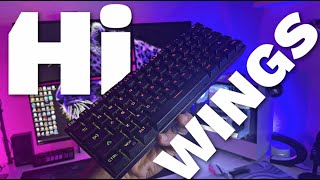 Hiwings Mechanical Gaming Keyboard Review  Hiwings H1200 Wireless [upl. by Dranoc603]