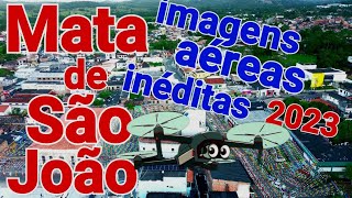 Mata de São João  BA 2023 inéditas imagens aéreas das praças Amado Bahia e Barão Açu da Torre [upl. by Aden]