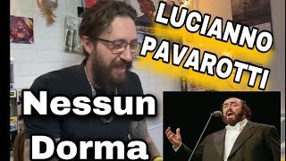 METALHEAD REACTS Luciano Pavarotti  Nessun Dorma The three tenors Concert 1994 [upl. by Arsi]