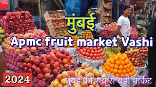 Apmc Vashi fruits market 2024  Vashi Apmc market vashi fruit market wholesale QBRVLOGS [upl. by Jim450]