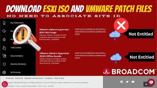 How to Download VMware Products and Patch files from Broadcomcom  StepbyStep Guide [upl. by Flinn444]