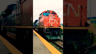 🚆 CARGO TRAIN PASSING BRAMALEA GO STATION – 🇨🇦 BRAMPTON CANADA train bramalea cargo railway [upl. by Rome]