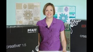 Pfaff creative 15 1 Unboxing amp Introduction [upl. by Fahy]