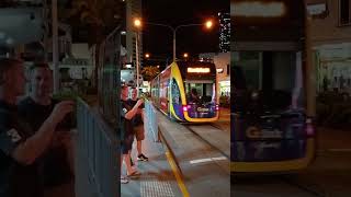 Gold Coast Trams  Surfers Paradise Australia [upl. by Ahsiemak]