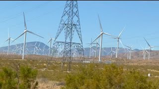 wind farm in mojave desert california 3rd largest in the world [upl. by Amaras]