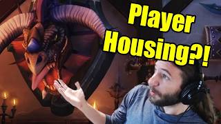 PLAYER HOUSING IN WOW IS HAPPENING Warcraft 30 Direct Reaction [upl. by Urbannal]