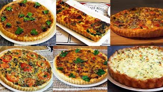 6 Recettes De Quiche Faciles et rapides [upl. by Haleeuqa]