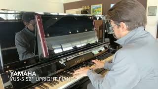 Yamaha YUS5 Vs Steinway K Vs Heitnzman 132  52 piano comparison [upl. by Cirdahc]