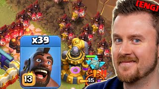 39 HOG RIDERS to DECIDE this Worldchampionship Warmup Match Clash of Clans [upl. by Bria110]