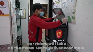 McDelivery is safe and now 100 contactless [upl. by Bodi]