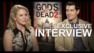 GODS NOT DEAD 2 Interviews feat Melissa Joan Hart amp Jesse Metcalfe [upl. by Stelu]