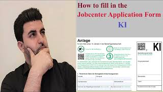 How to fill in the Jobcenter Application Form KI [upl. by Eno]