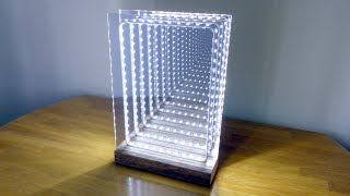 How to Make a Modern LED Infinity Illusion Mirror [upl. by Girand204]