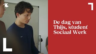 Opleiding Sociaal Werk de dag van Thijs [upl. by Kciv]