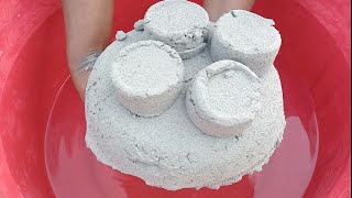 ASMR very soft sand and white mud dirt dipping crumble in 🌊🌊🥶🌊 [upl. by Alakam]