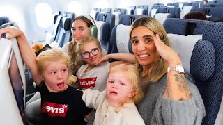 7 Hour Flight with 4 Kids [upl. by Areid]