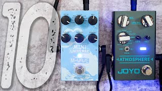 JOYO Atmosphere  MVAVE Mini Universe REVERB  10 Beautiful Ambient Sounds amp Tones [upl. by Annekahs]