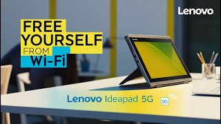 Lenovo IdeaPad 5G Laptop Say Goodbye to WiFi Limitations [upl. by Notle278]