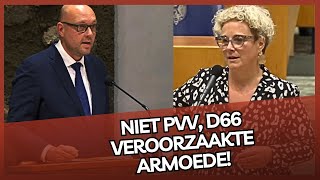 Valse D66er Paulusma valt door de mand tegenover PVVER D66 maakte mensen ARM [upl. by Onaivlis]